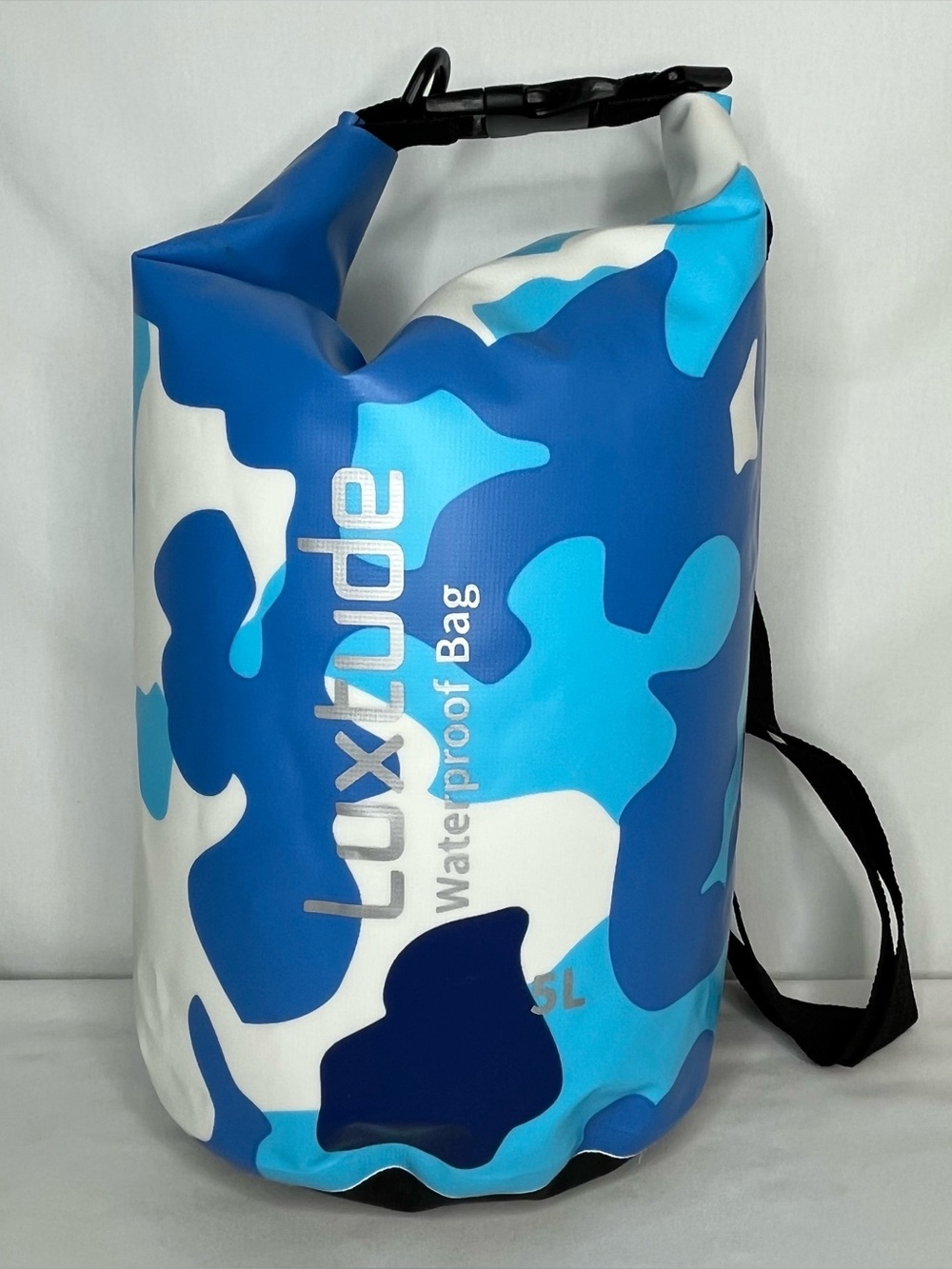 Luxtude Blue Camo Waterproof Dry Bag - 15L